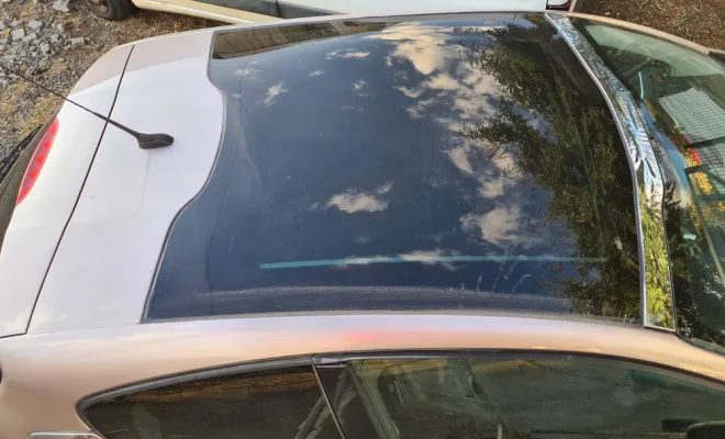 Après notre intervention sur toit Peugeot 208