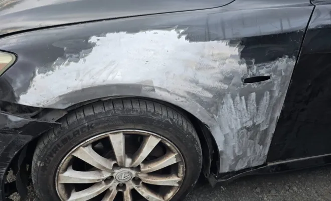 restauration complète de l'aile avant