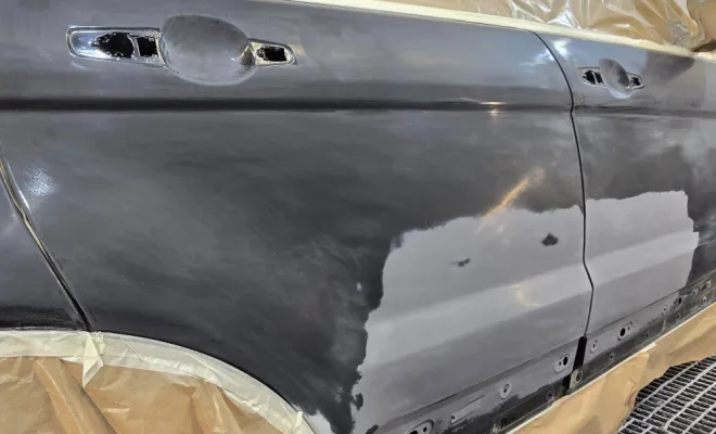 Notre intervention sinistre assurance en cours sur Range Rover