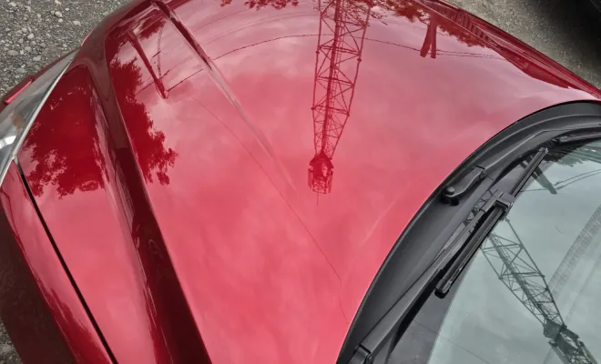 Changement de couleur MAZDA "Rouge Candy - Intensité Absolue", Saint-Paul, AER Peinture